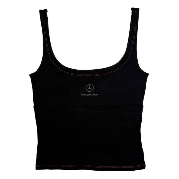 Vintage Rare Team McLaren Mercedes F1 Tank Top Size Small Black Y2K Racing - Picture 4 of 6